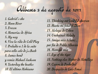 MULTITUDINARIO «CONCIERTO DE LAS VELAS» (5-8-2017)