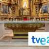 Albares en TVE2: la santa misa del domingo día 8 será retransmitida en directo.
