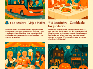 Octubre en Albares: un mes para vivir.. ¡ y vivirlo al máximo!