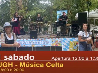 Lugh hizo vibrar el Oktoberfest de Albares con una actuación de película.