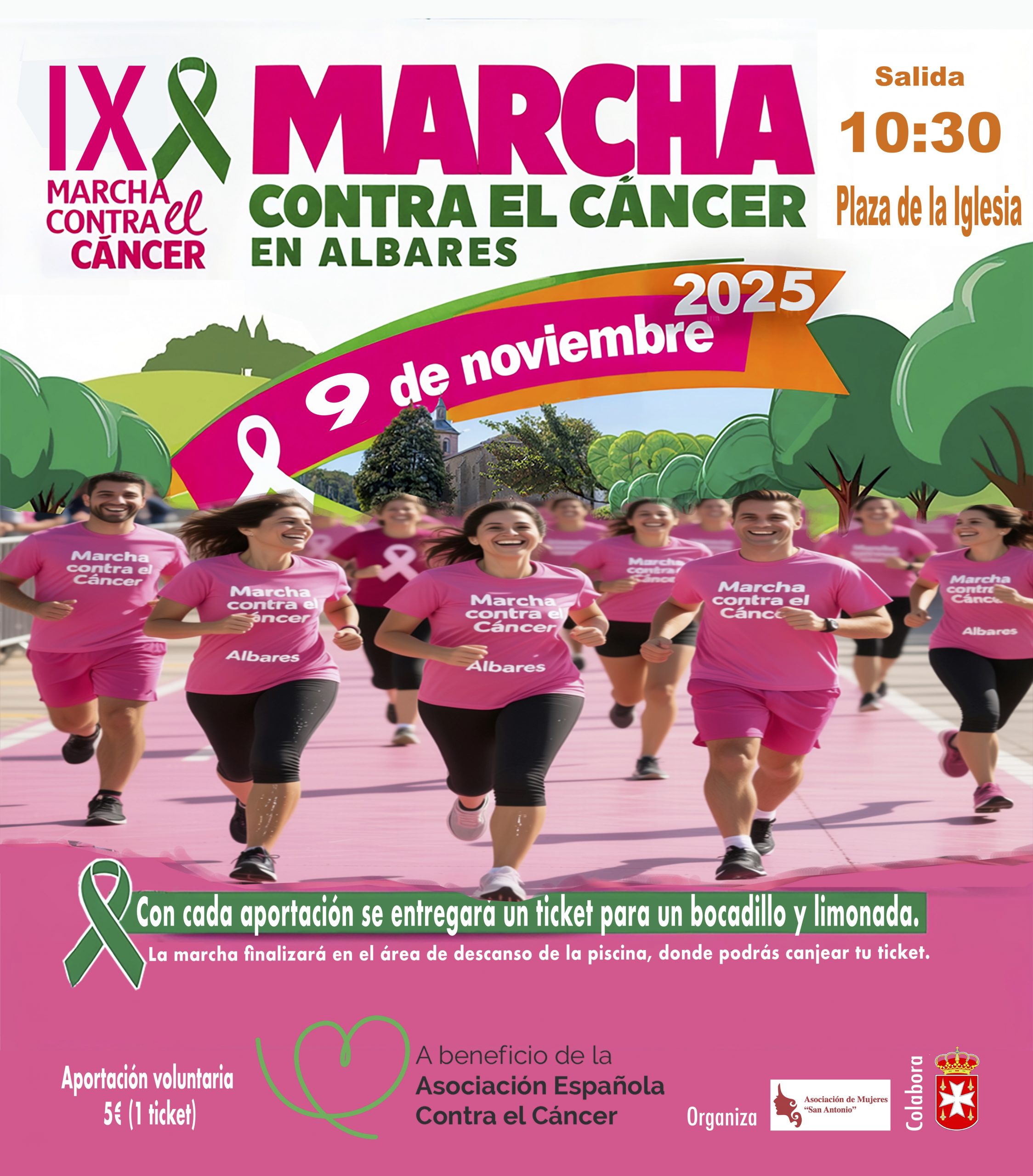 IX Marcha Contra el Cancer en Albares