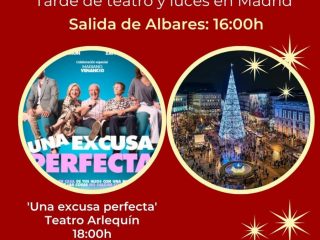 Tarde de teatro y luces navideñas en Madrid