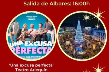 Tarde de teatro y luces navideñas en Madrid