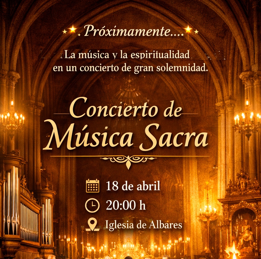 Próximamente Concierto de Musica Sacra