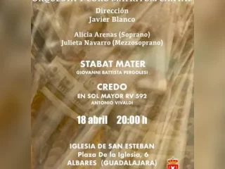 Música sacra en Albares: un concierto para disfrutar con los cinco sentidos –  18 Abril 20:00 H