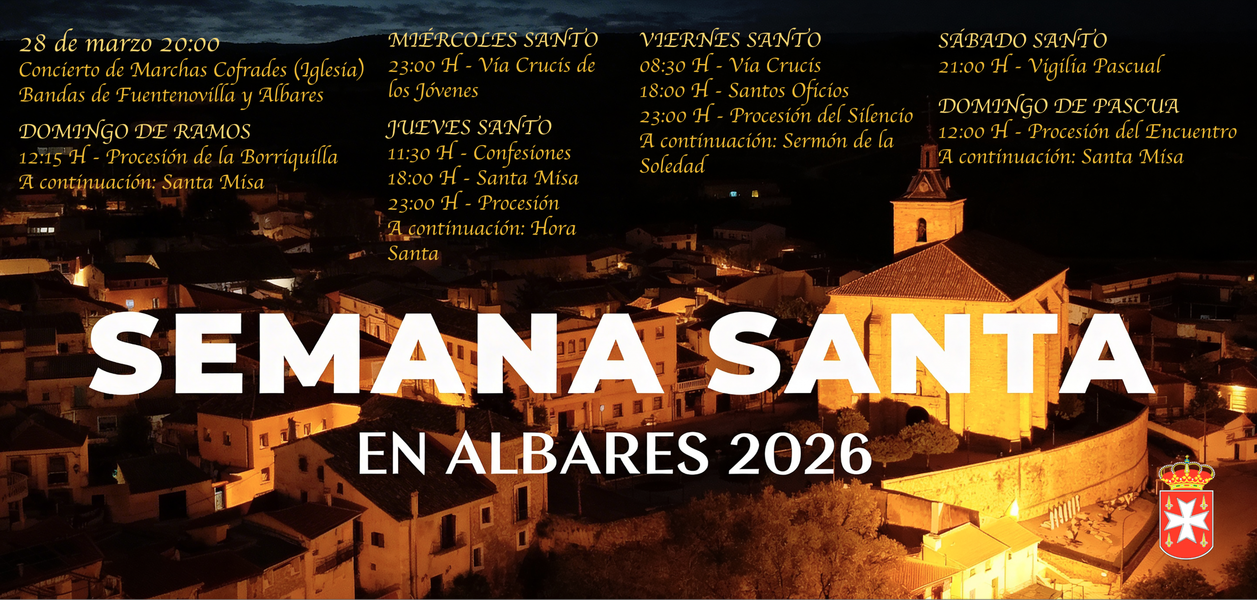 Programa de Semana Santa 2026