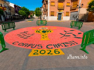 Preparativos para el Corpus Christi en Almoguera