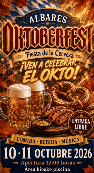 Oktoberfest en Albares: 10 y 11 de octubre de 2026