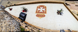 escudo visto desde el adarve  